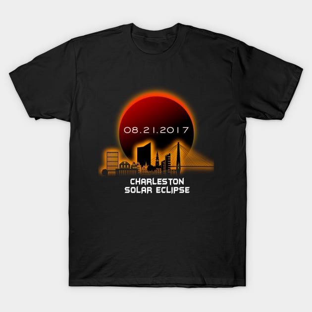 Charleston Total Solar Eclipse August 21 2017 T-Shirt by DimDom